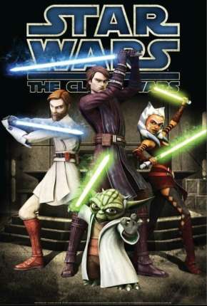 Capa do torrent Star Wars - A Guerra dos Clones - Todas as Temporadas