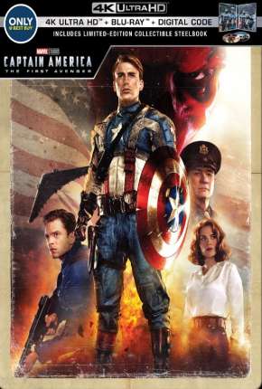 Capa do torrent Capitão América - O Primeiro Vingador 4K Remux