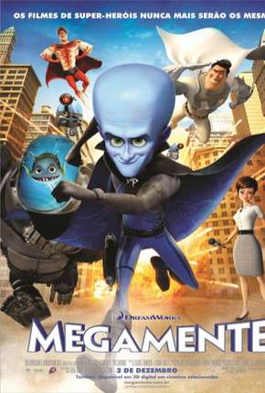 Capa do torrent Megamente - Megamind