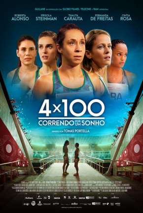 Capa do torrent 4 x 100 - Correndo por um Sonho
