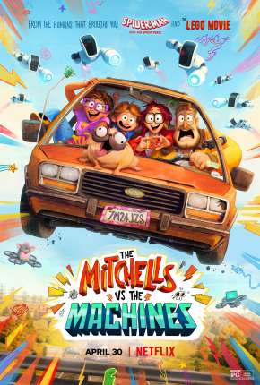 Capa do torrent A Família Mitchell e a Revolta das Máquinas