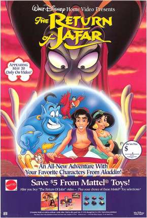Capa do torrent Aladdin - O Retorno de Jafar
