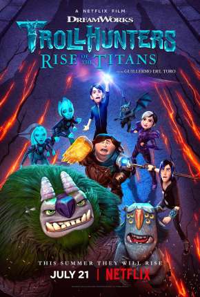 Capa do torrent Caçadores de Trolls - A Ascensão dos Titãs