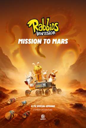 Capa do torrent Rabbids Invasão - Missão para Marte