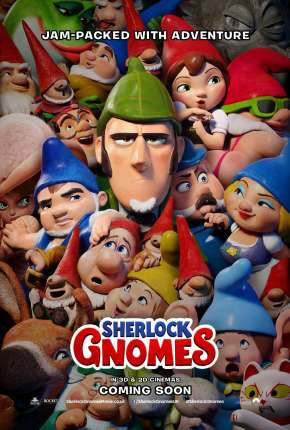 Capa do torrent Sherlock Gnomes e o Mistério do Jardim