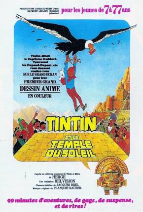 Capa do torrent As Aventuras de Tintin - O Templo do Sol
