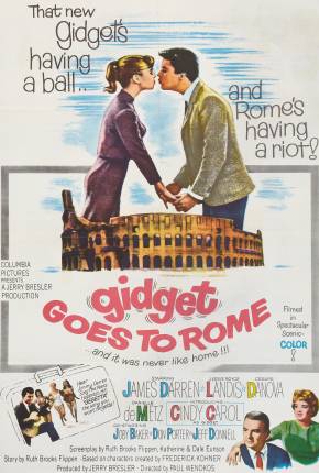 Capa do torrent Roma, Convite ao Amor / Gidget Goes to Rome