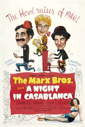 Capa do torrent Uma Noite em Casablanca / A Night in Casablanca